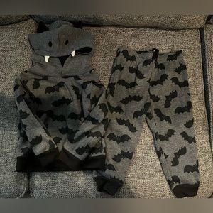 Halloween Bat Toddler Sweatshirt & Pants